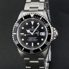 Rolex Mens Stainless Steel Submariner Wirstwatch