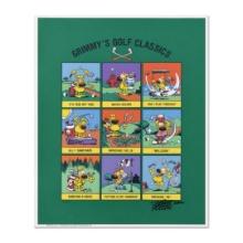 Mike Peters "Grimmy's Golf Classics" Print Giclee on Paper