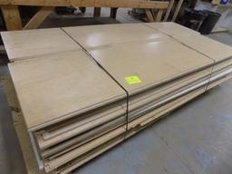 Pallet of Smooth Maple Colored Shelf/Cabinet Pieces, 3/4'' Thick x Random S