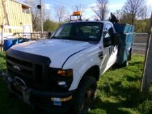 2009 Ford F-350 Reg. Cab Utility Truck, Reading Body, 4 WD, Auto, Western P