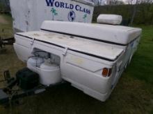 Coleman Fleetwood Pop Up Camper, Unknown Condition (5781)