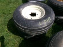 (2) 11L-15 Floatation Tires on 6 Lug Wheels (2 x Bid Price ) (5774)