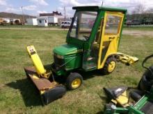 John Deere 335 Mower w/ 54'' Deck, 20 Hp V-Twin Eng., Curtis Hard Enclosure