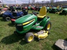 John Deere X540 54'' Deck Bagger Cart with Kawasaki V-Twin, 447 Hrs. Ser #