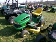 John Deere LT145A Lawn Tractor w/ 48'' Deck, Hyd. Drive, B&s 22 Hp Twin Cyl