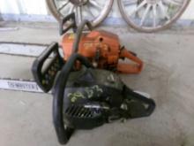 Husqvarna Chain Saw and Ryobi Chain Saw (2983)