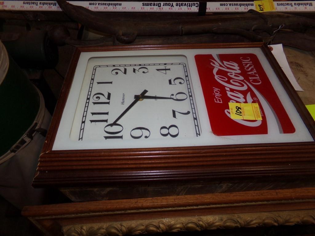 Coca Cola Clock (Garage)