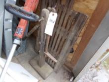 Antique Wooden Farm Jack (In Trailer)