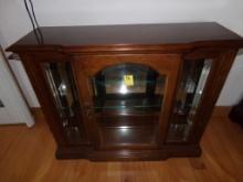 Small Glass Front Cabinet, Like Top Half of Curio Cabinet (Inside)