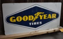 GOOD YEAR TIRES SIGN, 38" x 19"