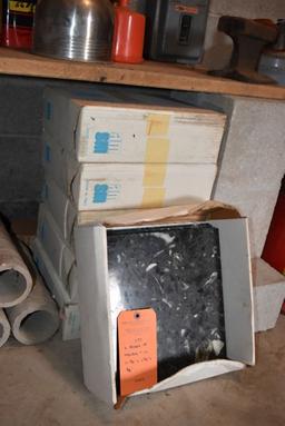 (6) BOXES OF MARBLE TILE, 11 3/4" X 11 3/4" X 3/8"