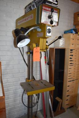 POWERMATIC 15" DRILL PRESS, FLOOR TYPE, MODEL 1150,