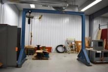 GANTRY CRANE, 500# CAPACITY, CM LODESTAR 1/4 TON