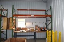 1-SECTION OF STEEL PALLET RACKING, 48"D X 10'W X 10'H