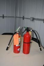 (2) FIRE EXTINGUISHERS