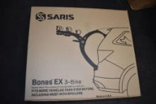 SARIS BONES EX 3 BIKE TRUNK RACK, MODEL 803, IN BOX