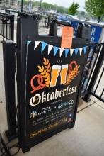 (2) STANDS - (1) SANDWICH BOARD AD STAND AND