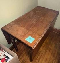 RECTANGULAR DROP LEAF TABLE