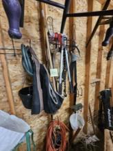 yard tools and decor, cords, rake