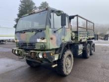 1999 S & S M1083A1 T/A Flatbed Truck