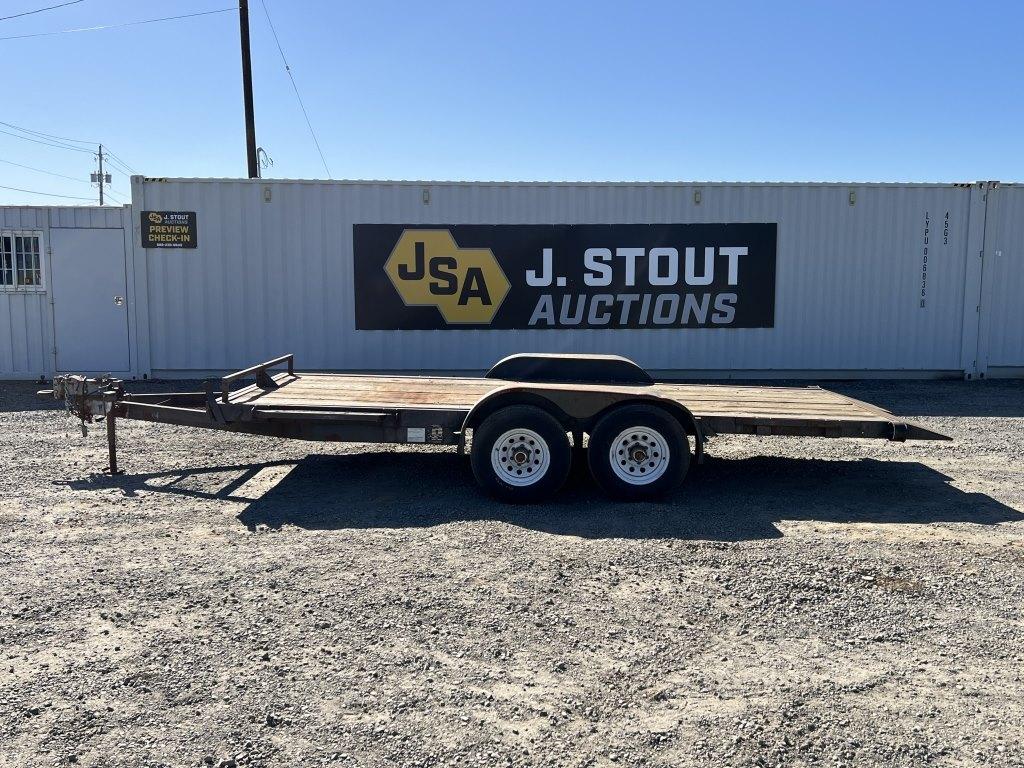 1998 Morgan T/A Tilt Deck Equipment Trailer