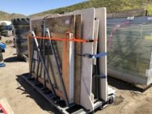 A-Frame of Misc Granite/Marble Slabs,