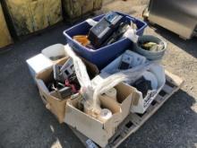 Pallet of Misc Tools, Including Caulking Guns,