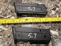 Lot of (2) 5.7 x 28 Pistol Magazines (20 Round) DW