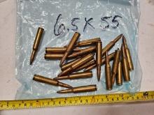 Lot  6.5×55mm Cartridges Ammo