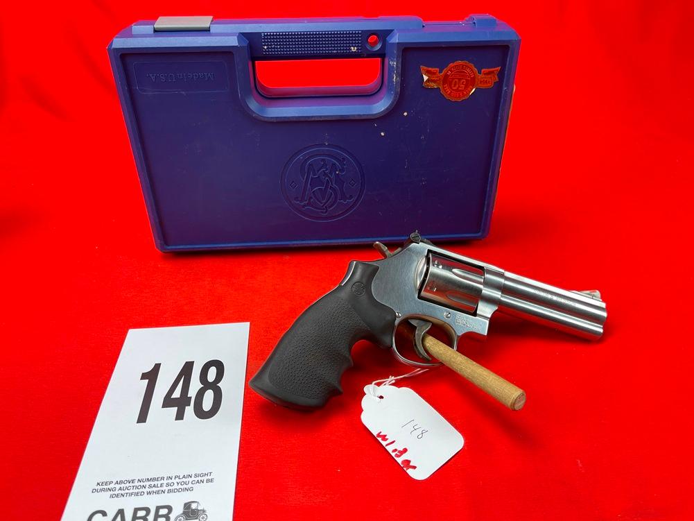 S&W 686-6, 357 Mag., SS 4” BBL w /Box, SN:CTA9915 (HG)