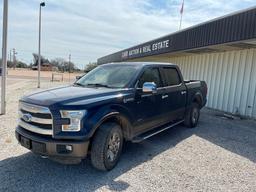 2015 Ford F150 4x4, Crew Cab Pickup, 120,280 Mi.