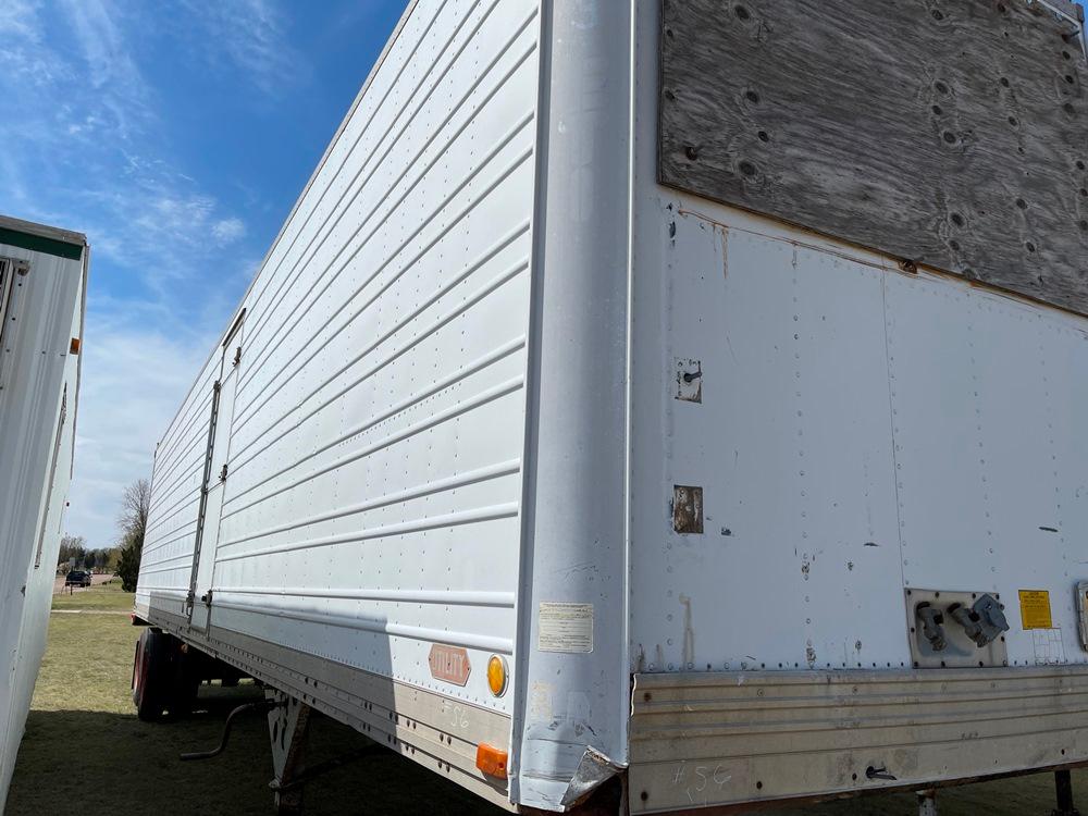 1986 Utility Job/Box Semi-Trailer 42'