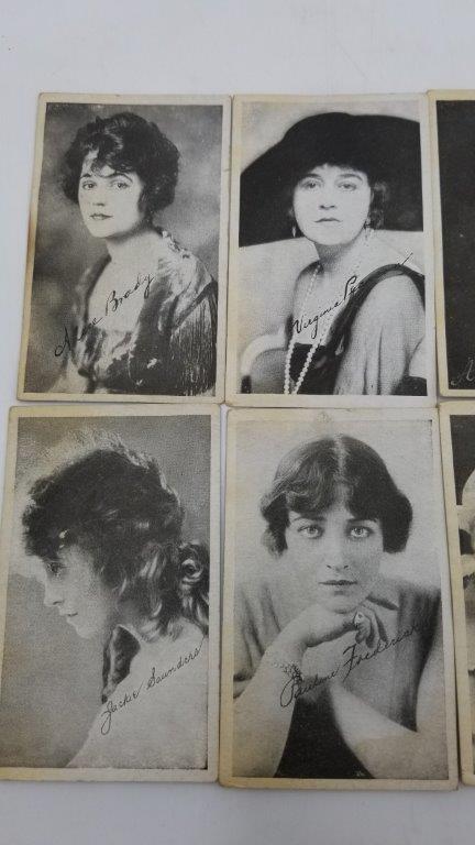 COLLECTABLES - EIGHT PHOTOS OF SILENT SCREEN STARS
