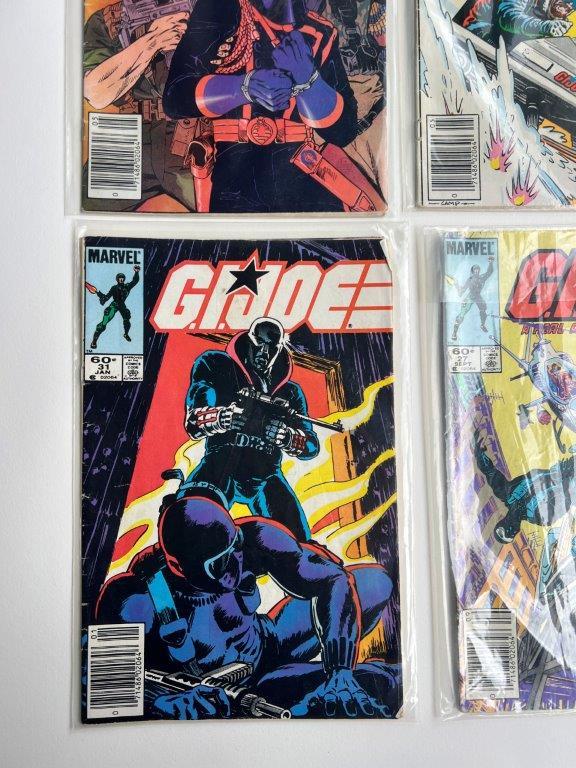 Collection of Marvel "GI Joe" Comic Books