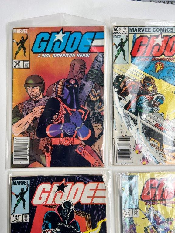 Collection of Marvel "GI Joe" Comic Books