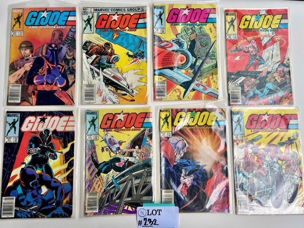 Collection of Marvel "GI Joe" Comic Books