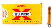 Vintage Box Winchester Western Super X 30-30 WIN 170gr Silvertip Ammunition