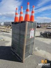 Pallet of 250 Traffic Cones