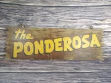 The Ponderosa Wooden Sign