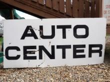 Auto Center Porc. Sign