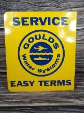 Goulds Water Systems Service Flange Sign