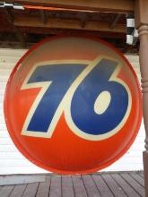 76 Plastic Bubble Sign