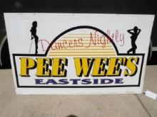 Pee Wee's East Side Strip Club Sign