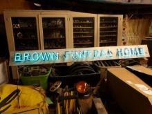 Brown Funeral Home Neon Sign