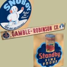 Gamble-Robinson Porc. Store Sign