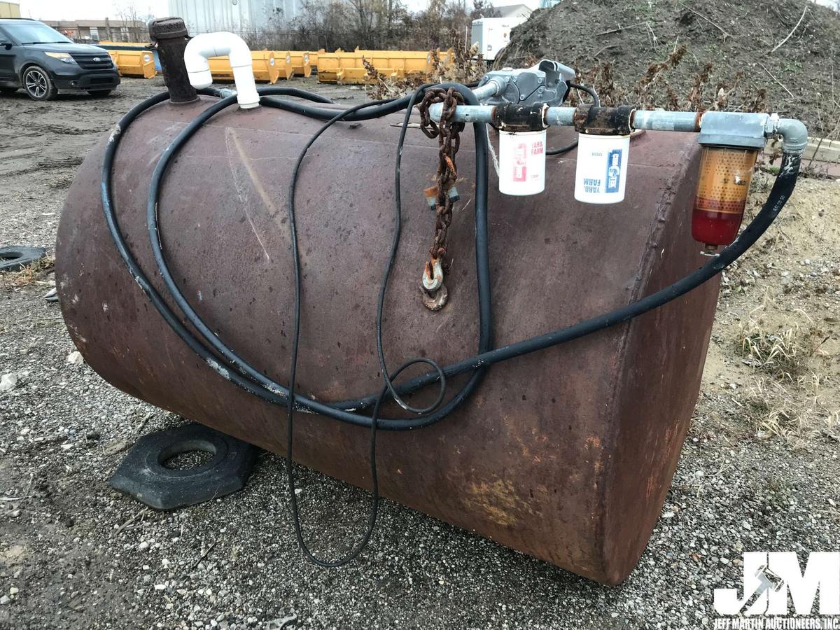 500 GALLON FUEL TANK W/ PUMP