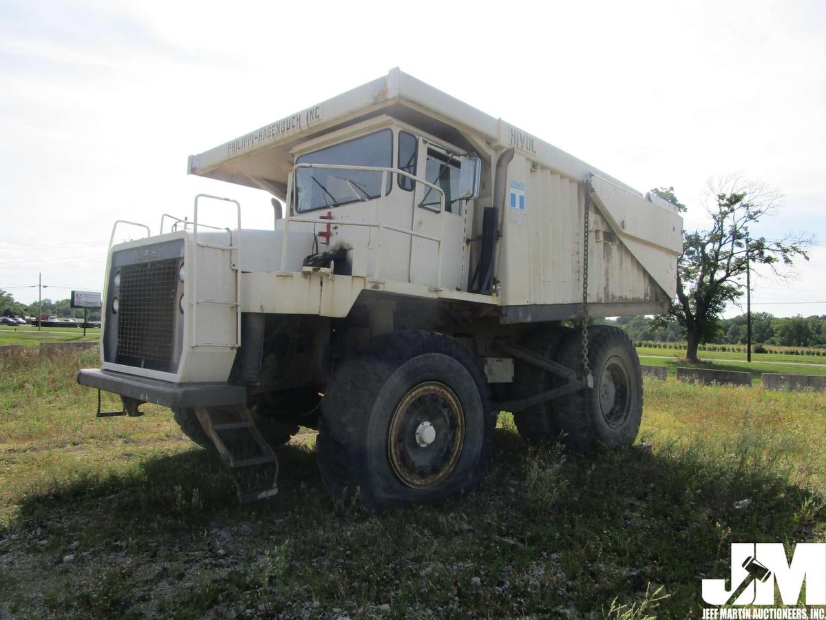 1978 TEREX 3307 RIGID FRAME HAUL TRUCK SN: 68318