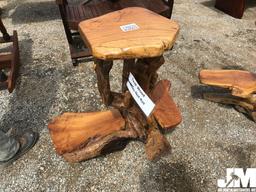 3 TIER TEAK WOOD SHELF