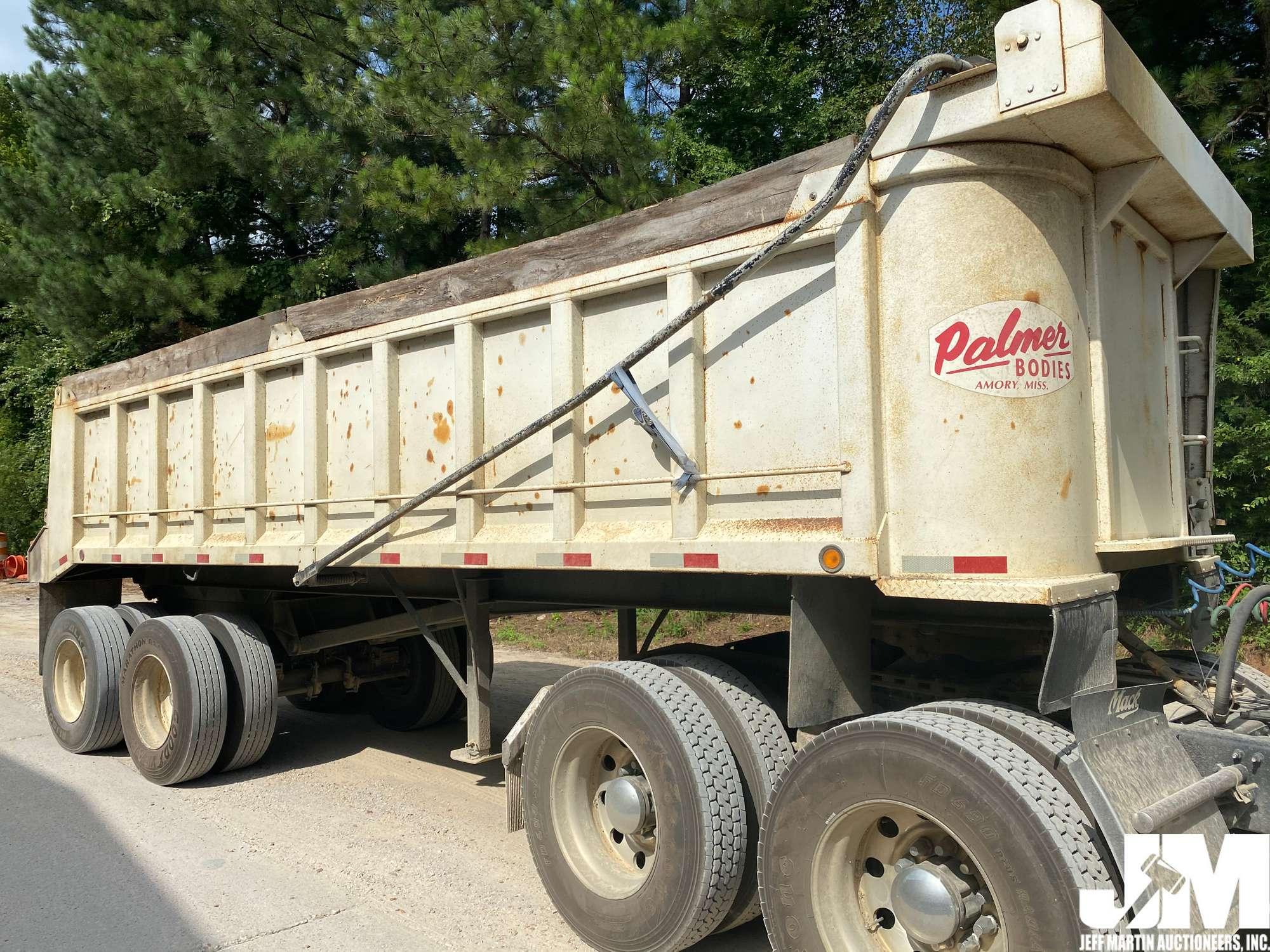 2006 PALMER TA-24H 24' STEEL DUMP TRAILER VIN: 1P924HS236A003493