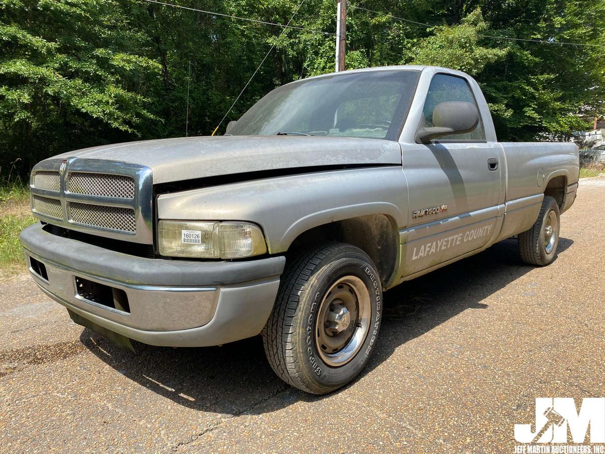 2001 DODGE RAM 1500 REGULAR CAB PICKUP VIN: 1B7HC16Y21S738529